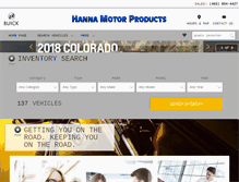 Tablet Screenshot of hannagm.com